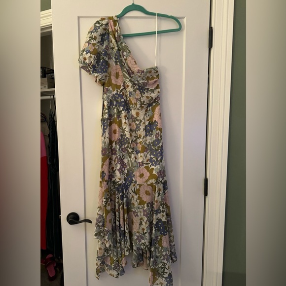 NWT ASTR the label one shoulder midi dress - Picture 3 of 4